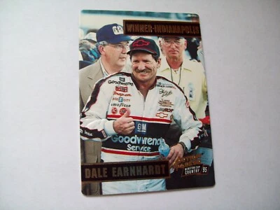 DALE EARNHARDT 1995 ACTION PACKED #54 INDIANAPOLIS WINNER INDY NASCAR HOF DRIVER - Image 1 of 2