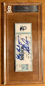 Nolan Ryan Signed Full Ticket Sept. 22 1993 “My Last Game” BGS/BAS Grade 10 AUTO - Picture 1 of 5