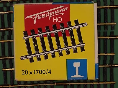 20 Vintage Fleischmann 1700 /4 HO Straights 55mm (L89) - Image 1 of 4