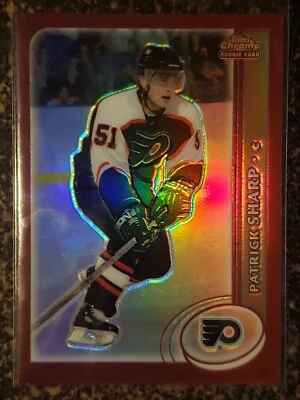 2002-03 Topps Chrome PATRICK SHARP Refractor RC! #165 Philadelphia Flyers! - Image 1 of 2