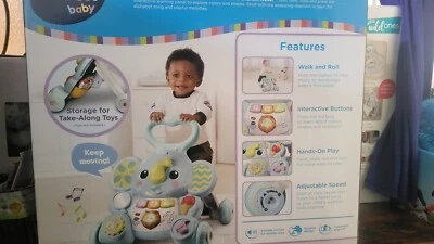 Caminante musical de elefante para bebé pequeño y paseo Vtech 9-36 meses Foto 1 de 3