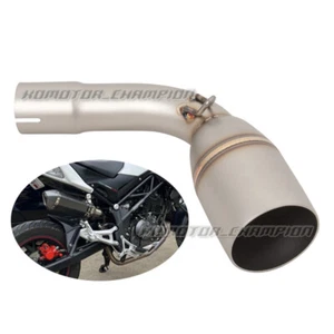 Für Benelli TNT125 TNT135 2017-2023 Auspuff Mid Link Rohrverbinder Slipper 51 mm - Bild 1 von 8