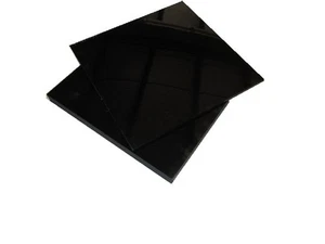 Buna Rubber Sheet, SBR, Black, 3/32" x 12" Width x 24" Length, 75A, 700 PSI - Picture 1 of 1