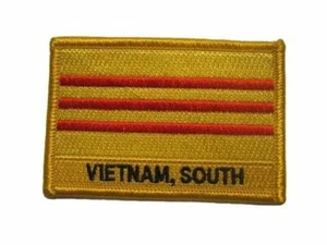 South Vietnam Embroidered Flag patch-Iron on orSew - Picture 1 of 1