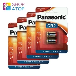 8 PANASONIC PHOTO LITHIUM CR2 BATTERIES DLCR2 KCR2 CR17355 2BL EXP 2032 NEW - Picture 1 of 3