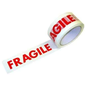 PARCEL PACKING TAPE BROWN/CLEAR &  FRAGILE 48MMx66M 2 INCH + GUN Option(6 pc) - Picture 1 of 1