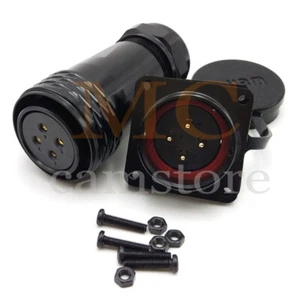 WEIPU SA28 4Pin Panel Mount Electrical Wire Connector,Aviation Plug and Socket - Picture 1 of 7