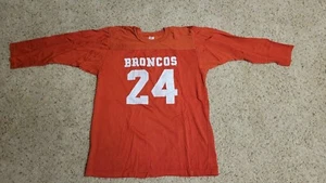 70s Vintage #24 Denver Broncos NFL Jersey Youth XL (14-16) Otis Armstrong - Picture 1 of 6
