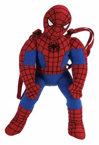 Mochila de felpa Marvel Spiderman de 17 pulgadas - nueva con etiquetas producto con licencia - Imagen 1 de 4