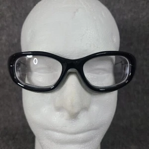 Rec Specs SLAM XL 210 Athletic Goggles Frames Shiny Black Gray Strap 55-19-135 - Picture 1 of 16