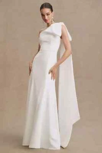 Jenny Yoo Tabitha One Shoulder Wedding Gown - Picture 1 of 6