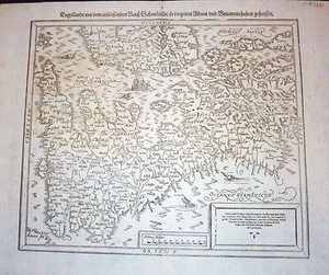 Antique map, Engellandt mit dem anstossenden reich Schottlandt - Picture 1 of 1