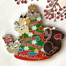2002 Salt Lake Olympic Mascot, Happy Holidays, Christmas Tree Pin, # 30/1000