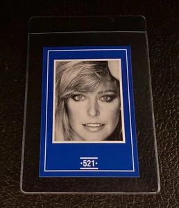 Farrah Fawcett Card 1991 Face To Face Guessing Game Canada Charlie’s Angels Star - Picture 1 of 7