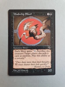 Mindwhip Sliver, MTG Tempest (1997) Uncommon Black Creature VNM - Picture 1 of 2