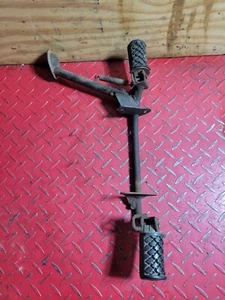 1975 Suzuki RV125 Foot Peg Footpeg / Kickstand Kick Stand Assembly - Picture 1 of 14