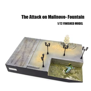 The Attack on Malinovo- Fountain 1/72 FINISHED MODEL PMA Scenery - Picture 1 of 12