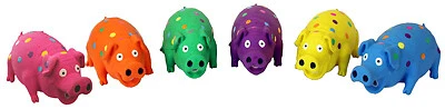 Multi Pet Toy Goblet Pig Mini Assorted Color Count 1
