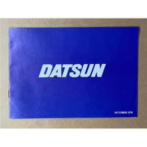 DATSUN OCTOBER 1978 BROCHURE Small colour booklet - cherry/sunny/violet/bluebird - Picture 1 of 1