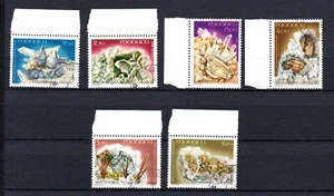Mónaco 1990 conjunto sellos minerales/minerales (Michel 1967/72) bonito usado - Imagen 1 de 1