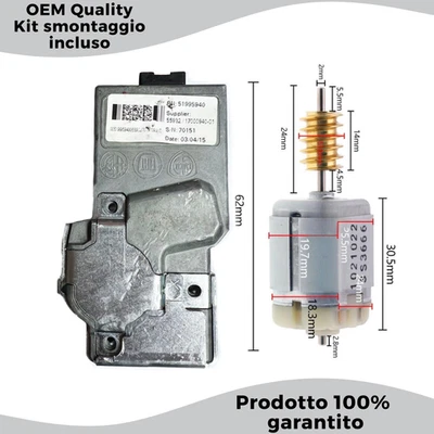 MOTORINO bloccasterzo elettrico Jeep Renegade 500X e Compass🇮🇹 10210022 - Immagine 1 di 4
