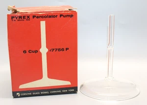 Vintage Pyrex 6 Tassen Glas Kaffeemaschine Kaffeekanne ERSATZ STIELPUMPE NUR 7756-P - Bild 1 von 7