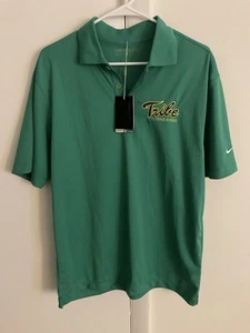William & Mary Tribe Nike NWT Track & Field Polo Shirt Men’s Size Medium Green - Picture 1 of 6