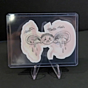 2011 GARBAGE PAIL KIDS FLASHBACK S2 RADAR RAY SHAPED SKETCH CARD SET BY CLAY - Picture 1 of 3