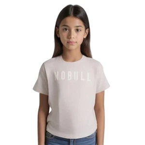 NoBull Kid's Dusty Rose Stretchy Training Athletic Shirt Size Large - Picture 1 of 5