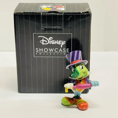 New Britto Disney Jiminy Cricket with Umbrella Pinocchio Mini Figurine 3” W/ Box - Image 1 of 4