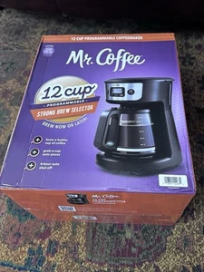 Mr. Coffee 12 Cup Programmable Coffee Maker with Strong Brew NEW ! - Picture 1 of 4
