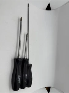 Snap On Black Handle Screwdriver Set (SDDP101, SDDP62, SDDP42) - Picture 1 of 8