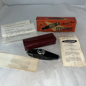 Secam Stylophot 16mm Film Subminiatur Spionagekamera in Tasche, Box & Intr. Vintage - Bild 1 von 14