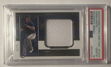 OWEN WHITE 2023 PANINI THREE AND TWO #PJ-OW PROSPECT JERSEY /35 RANGERS PSA 10