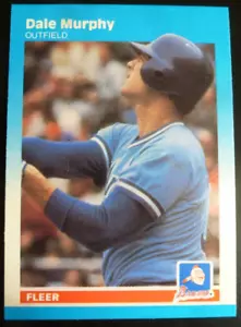 1987 Fleer Baseball Minis Dale Murphy #74 Atlanta Braves NM/MT - Picture 1 of 2