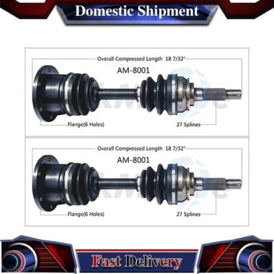 Junta de eje CV delantero izquierdo derecho TrakMotive 2X para AMC Eagle 1988 1987 1986 Foto 1 de 2