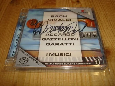 SALVATORE ACCARDO Bach Vivaldi Violin Concertos PENTATONE SACD Signed Signiert - Bild 1 von 2