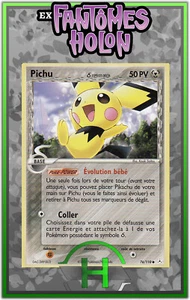Pichu - EX:Fantômes Holon - 76/110 - Carte Pokemon Française - Picture 1 of 1
