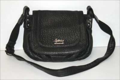 FRANCINEL black leather shoulder bag VGC - Image 1 of 4