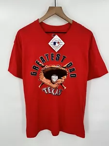 NEW Texas Rangers MLB T-Shirt Short Sleeve Men’s Size Large Majestic Brand - Picture 1 of 6