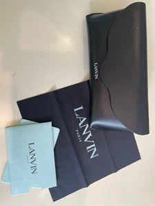 Brand new Black Lanvin Sunglasses Case With Cloth