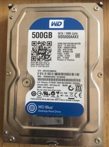 Western Digital WD5000AAKX 500GB SATA 3,5" HDD schneller Versand - Bild 1 von 2