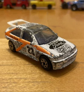 Vintage 1993 Matchbox weiß Ford Escort RS Cosworth selten original altes Auto kostenloser Versand - Bild 1 von 8