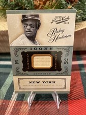 2012 Panini Prime Cuts Ricky Henderson GU BAT/99