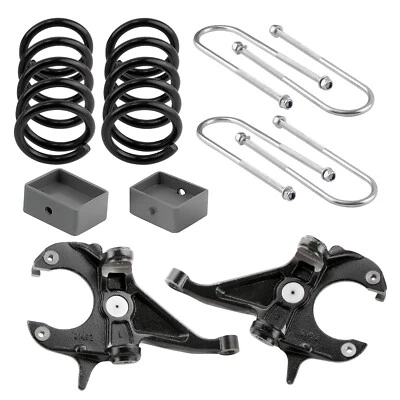 5" Front 4" Rear Drop Lowering Kit For Chevy S10 GMC S15 V6 2WD 1982-04 - Image 1 of 4
