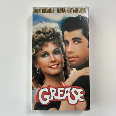 FACTORY SEALED Grease 1998  VHS Tape Paramount Watermarks! MINT Conditon - Image 1 of 4