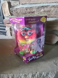 Vintage Tropical Beach Furby - Tiger 70-897 - Special Edition Rare Blue Eyes - Picture 1 of 8