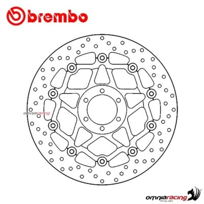 Brembo Serie Oro front floating brake disc for Ducati Supersport 750ie 1999-2002 - Изображение 1 из 4