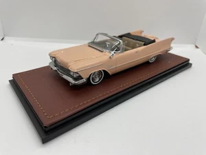 1958 Imperial conv 1/43 GLM resin n Brooklin Shell Pink Ltd Top down - Picture 1 of 2