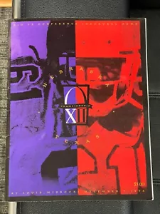 Big 12 Championship Game Program 1996 Nebraska Texas First 1st inaugural - Picture 1 of 2